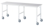 Preview: Fahrbarer Arbeitstisch (HV) Tom (6 LR), B2500xT800xH910-1230mm, M-Platte-22mm