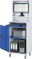 Preview: Computer-Schrank 65 mit Monitorgehäuse T250mm, B65 xT520xH1895mm, mobil