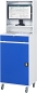 Preview: Computer-Schrank 65 mit Monitorgehäuse T250mm, B65 xT520xH1895mm, mobil
