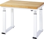 Preview: Werkbank elektrisch höhenverstellbar, B1000xT700xH740-1140mm, B-Platte-40 mm