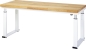 Preview: Werkbank elektrisch höhenverstellbar, B2000xT700xH740-1140mm, B-Platte-40 mm