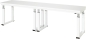 Preview: Werkbank elektrisch höhenverstellbar, B3000xT700xH740-1140mm, HPL-Platte-40 mm