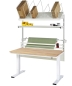 Preview: Packtisch Komplettset 03, 08-WT, B1500 x T800, B-Platte