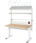 Preview: Packtisch Komplettset 03, 08-WT, B1500 x T800, B-Platte