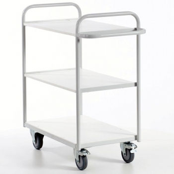 Preview: Bürowagen ohne Wände, 3 Etagen, 800x500 mm Ladeflächen, 150 Tragkraft