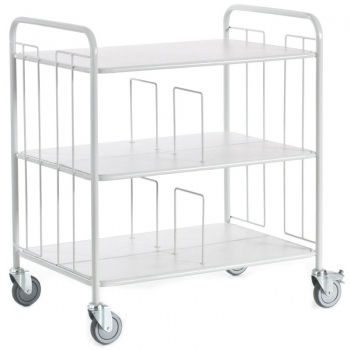 Preview: Bürowagen doppelseitig mit Trenngittern