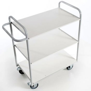 Preview: Bürowagen ohne Wände, 3 Etagen, 1000x500 mm Ladeflächen, 150 Tragkraft