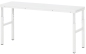 Preview: Arbeitstisch Basis Serie E, B1800xT500xH650-1000mm, Melamin-Platte 22mm