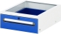 Preview: Unterbau-Container mit 1 Schublade, B425xT600xH175mm, RAL7035/RAL5010