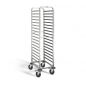 Preview: Edelstahl Regalwagen, 460x613x1645 mm, RWR 160