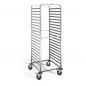 Preview: Edelstahl Regalwagen, 662x733x1800 mm, RWR 161-20