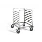 Preview: Edelstahl Regalwagen, 662x733x845 mm, RWR 751