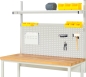 Preview: System-Aufbau - Komplettset 01, für Produktbreite 1500 mm, RAL7035/RAL7035