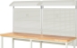 Preview: System-Aufbau - Komplettset 02, für Produktbreite 2500 mm, RAL7035/RAL7035
