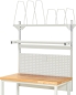 Preview: System-Aufbau - Komplettset 03, für Produktbreite 1250 mm, RAL7035/RAL7035