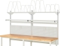 Preview: System-Aufbau - Komplettset 03, für Produktbreite 2500 mm, RAL7035/RAL7035