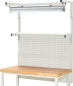 Preview: System-Aufbau - Komplettset 04, für Produktbreite 1250 mm, RAL7035/RAL7035