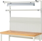 Preview: System-Aufbau - Komplettset 04, für Produktbreite 1500 mm, RAL7035/RAL7035