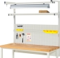 Preview: System-Aufbau - Komplettset 04, für Produktbreite 1500 mm, RAL7035/RAL7035