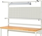 Preview: System-Aufbau - Komplettset 04, für Produktbreite 2000 mm, RAL7035/RAL7035