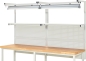 Preview: System-Aufbau - Komplettset 04, für Produktbreite 2500 mm, RAL7035/RAL7035