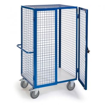 Preview: ESD-Gitterschrankwagen mit Zylinderschloss