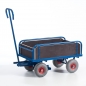 Preview: Handkarre, 2 Achser, mit Bordwänden, 400 kg Tragkraft, 930x535 mm LxB