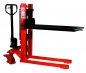 Preview: Hochhubwagen  mit 1000 kg Tragkraft, LxBxH 1670x765x1300 mm, Hub 810 mm