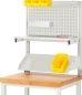 Preview: System-Aufbau (Komplettset-01 B750 mm), zur Montage auf Arbeitsplatte, RAL7035