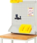 Preview: System-Aufbau (Komplettset-02 B750 mm), zur Montage auf Arbeitsplatte, RAL7035