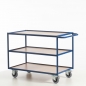 Preview: Tischwagen, 790x490 mm Ladefläche, 3 Böden, 250 kg Tragkraft