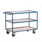 Preview: Tischwagen, 790x490 mm Ladefläche, 3 Etagen, 250 kg Tragkraft
