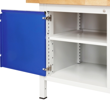 Gruppenwerkbank 492-EA, B2700xT2340xH890mm, 6x2Schubladen-TA, 6x1Tür