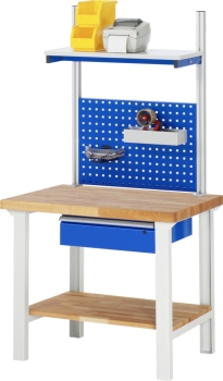 Werkbank höhenverstellbar 7001A7, B1000xT700xH790-1140mm, 1xSchublade-TA