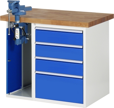 Werkbank 7510A2, B1000xT700xH890mm, 4xSchublade-TA, 1xSSKL