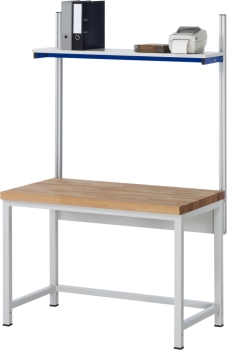 Preview: Werkbank höhenverstellbar 8000-1, B1250xT700xH840-1040mm