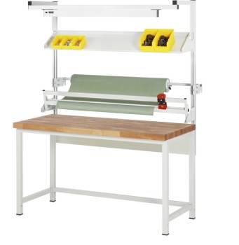 Packtisch Komplettset 02, WB-8000, B2000 x T700, B-Platte