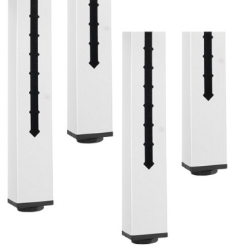 Preview: Werkbank höhenverstellbar 8000-7, B750xT700xH840-1040mm
