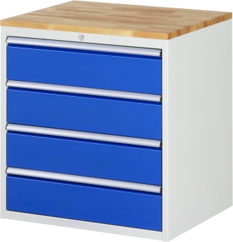 Schubladenschrank XL5.1, B770xT650xH825mm, B-Top-25mm, 4xSchublade-TA