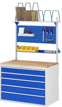 Preview: Schubladenschrank XXL5.3, B1145xT650xH825mm, B-Top-25mm, 4xSchublade-TA