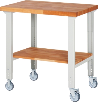 Fahrbare Werkbank (höhenverstellbar) 7000-7, B1000xT700xH950-1000mm | 2BR-2LR
