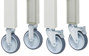 Preview: Fahrbare Werkbank (höhenverstellbar) 7000-7, B2000xT700xH950-1000mm | 2BR-2LR