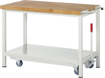 Preview: Werkbank mit Fahrgestell 8000-6, B750xT700xH880mm