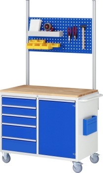 Montagewagen LL5.3.3, B1145xT650xH975mm, 8xSchublade-TA, B-Top-25mm