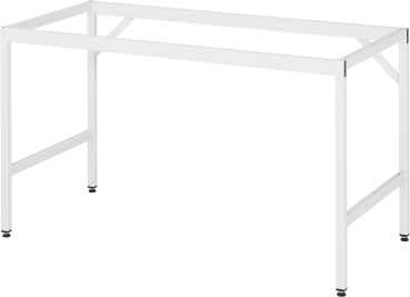 Preview: Arbeitstisch Jerry höhenverstellbar, B1500xT800xH800-850mm, B-Platte-25mm