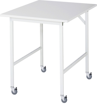 Fahrbarer Arbeitstisch Jerry (4 LR), B750xT1000xH900mm, M-Platte-22mm