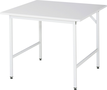 Arbeitstisch Jerry höhenverstellbar, B1000xT1000xH800-850mm, M-Platte-22mm