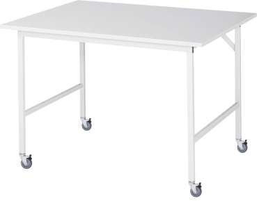 Fahrbarer Arbeitstisch Jerry (4 LR), B1250xT1000xH900mm, M-Platte-22mm