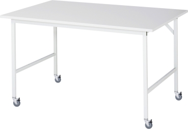 Fahrbarer Arbeitstisch Jerry (4 LR), B1500xT1000xH900mm, M-Platte-22mm