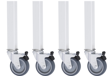 Preview: Fahrbarer Arbeitstisch Jerry (4 LR), B2000xT800xH900mm, M-Platte-22mm